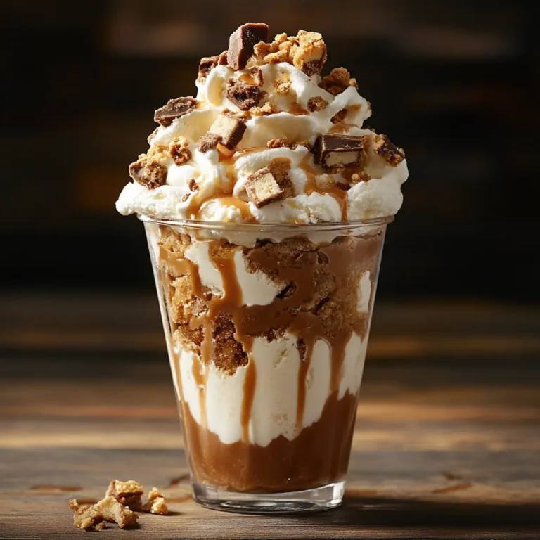 Toffee Crunch Cheesecake Blizzard: A Perfect Frozen Delight