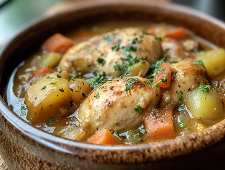 Easy Chicken Stew Recipe: Comfort in a Bowl