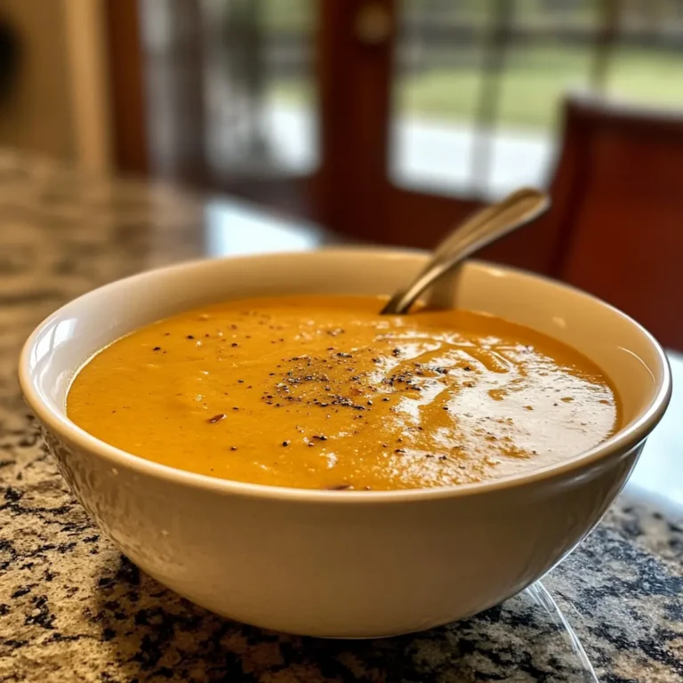 Creamy Pumpkin Soup: Warm Fall Comfort in a Bowl