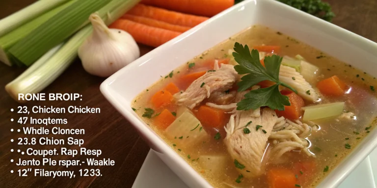 Bone broth soup recipe chicken: 7 easy tips for rich flavor