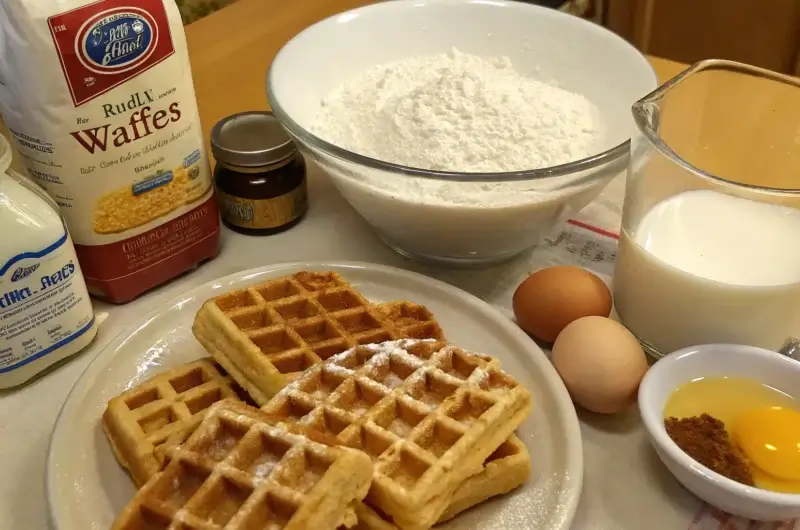 Recipe for dessert waffles: How to impress your guests easily